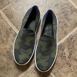 NEW Rothy’s Sage Camo Sneakers